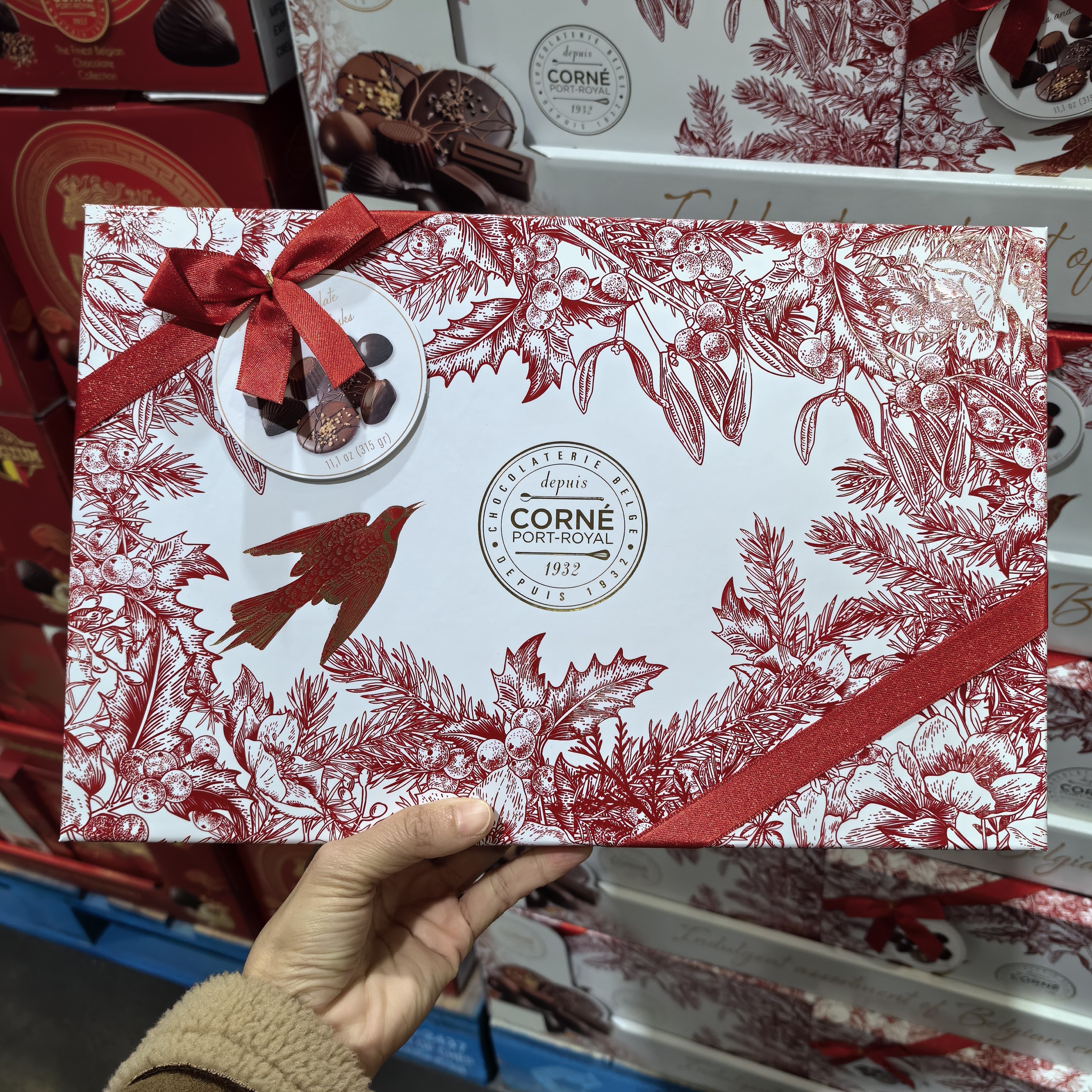 开市客代购 比利时进口什锦巧克力礼盒315g（28粒）