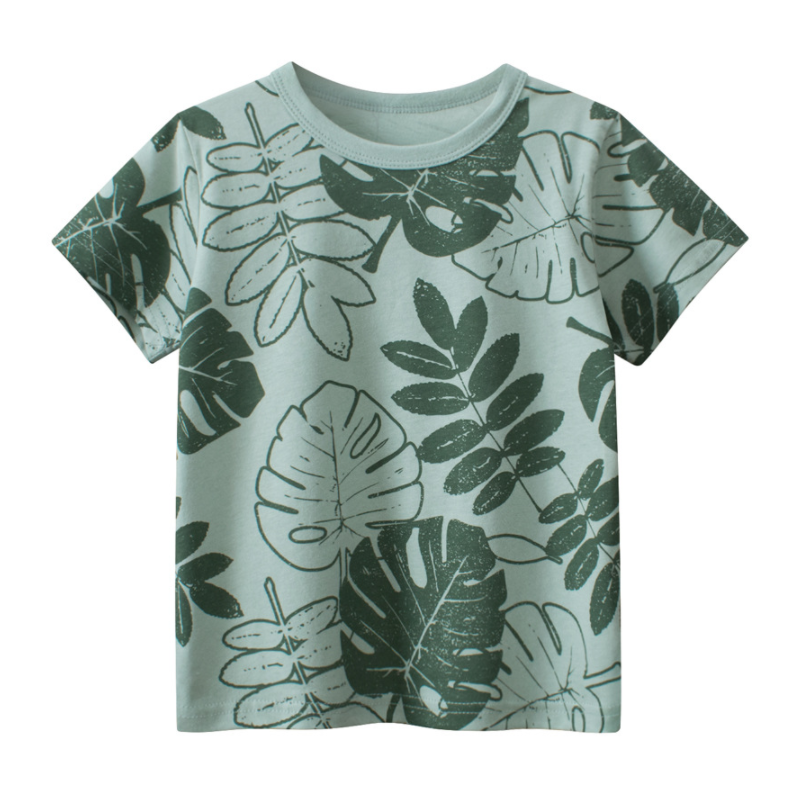 27kids男童纯棉童装夏季儿童T恤短袖宝宝半袖中小童上衣夏装树叶,童装/婴儿装/亲子装,T恤,淘宝优惠券,粉丝福利购,淘宝优惠卷