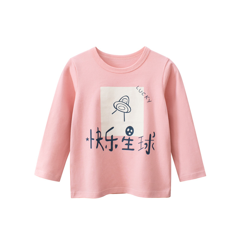 27home品牌特价纯棉长袖T恤女童
