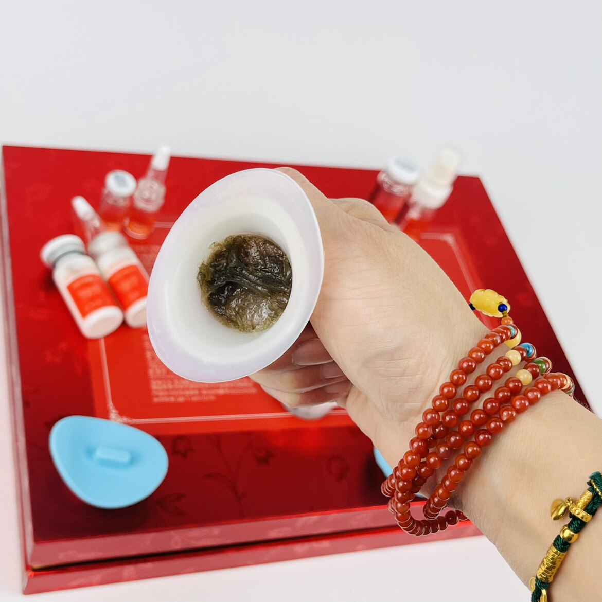 天丽琅化妆品经典活力拉紧时光黄金眼霜30G 眼袋 眼细纹 金箔眼霜