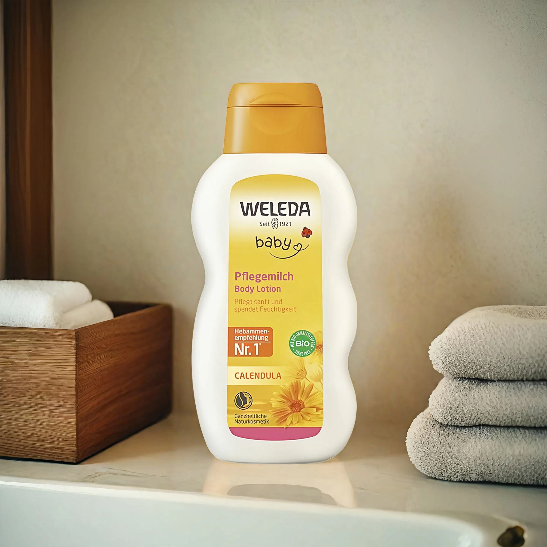 【官方正品】weleda金盏花润肤露