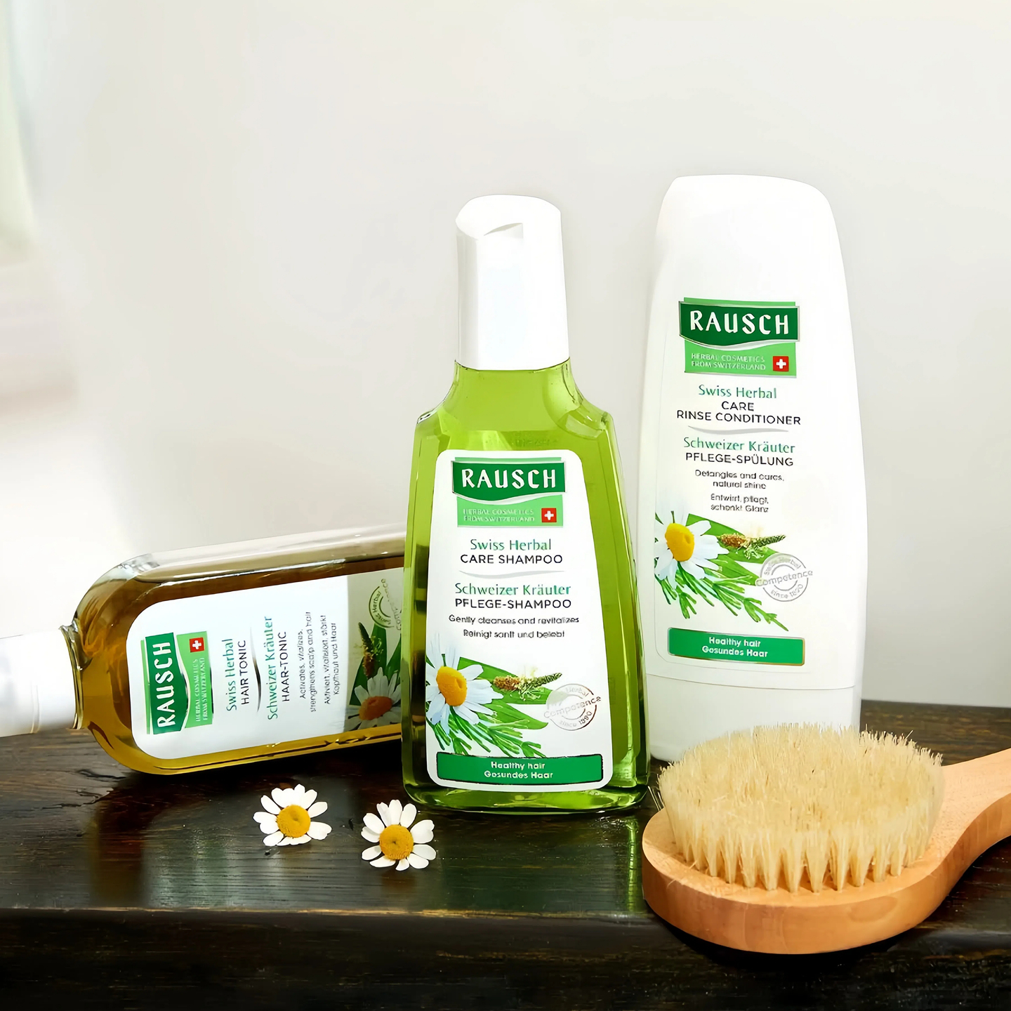 老包装清仓特惠~Rausch路丝洗发水人参柳皮款冬洋甘菊海藻滋养液