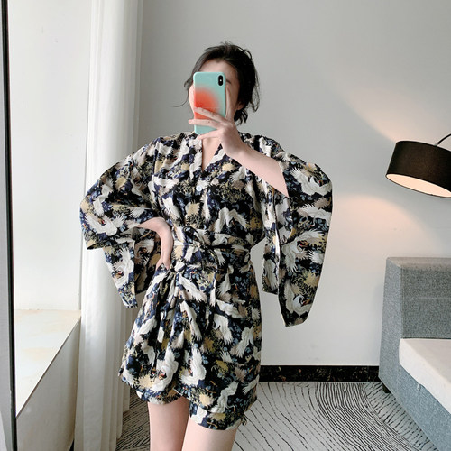 新款汗蒸服女款纯棉个性可爱性感