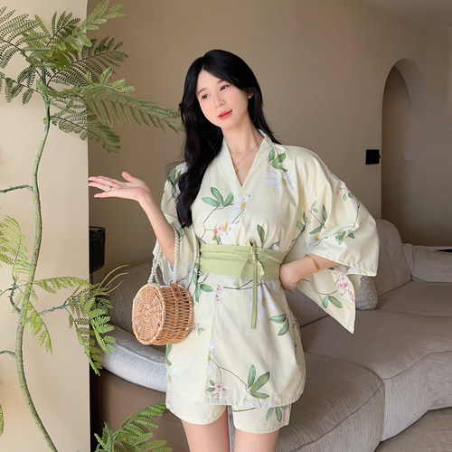 日式和服纯棉情侣汗蒸服