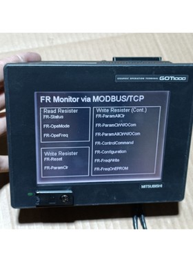 三菱触摸屏GT1550-QLBD带模块GT15-J71E71备件议价