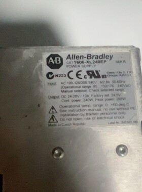 1606XL240EP 功能正常 成色一般维修咨询