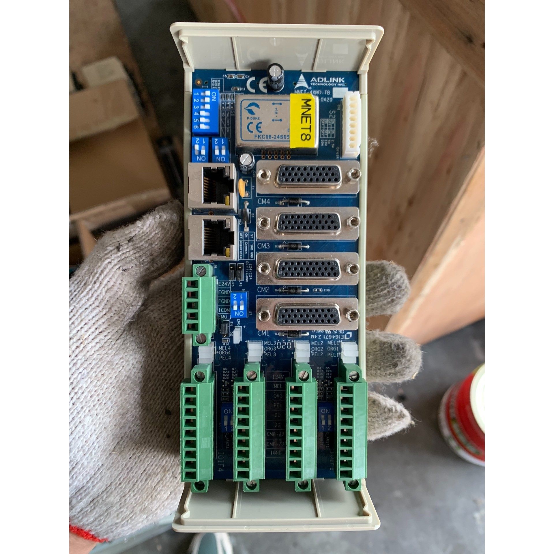 ADLINK凌华运动控制模块MNET-4XMO-TB,拆 备件议价