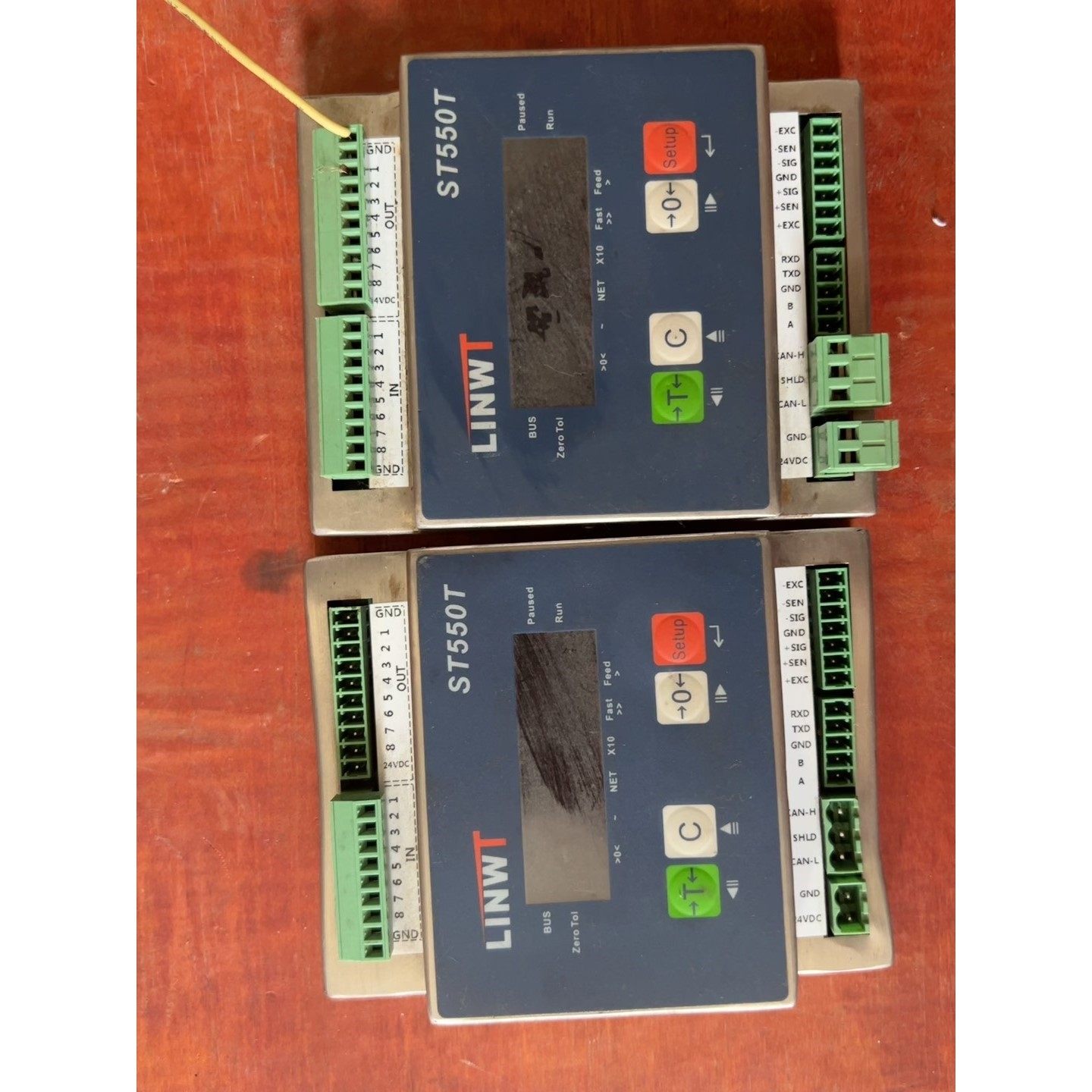 灵衡ST550T称重显示控制器来的实物图拍摄需要维修咨询