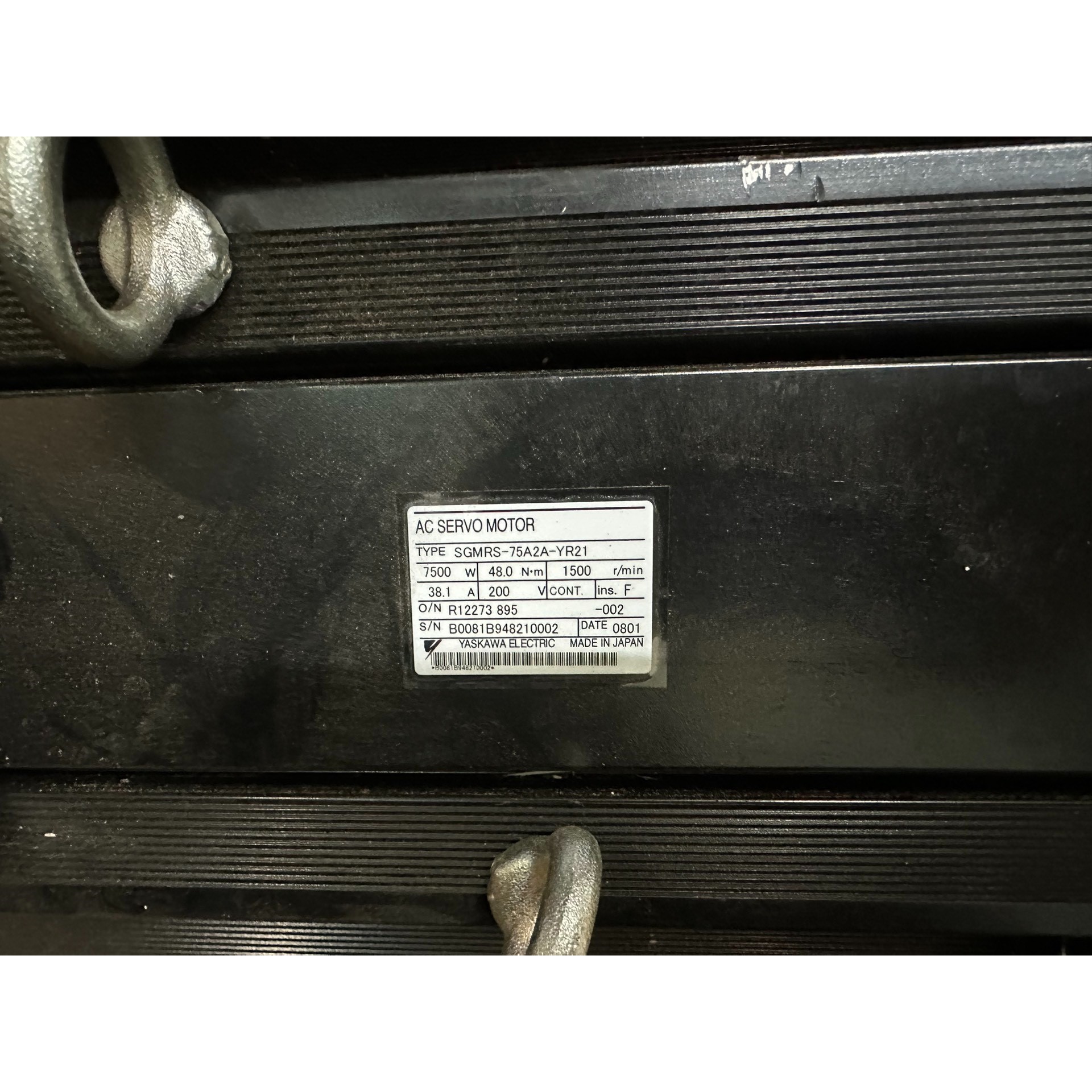 安川AC伺服电机型号SGMRS-75A2A-YR21性能议价 维修