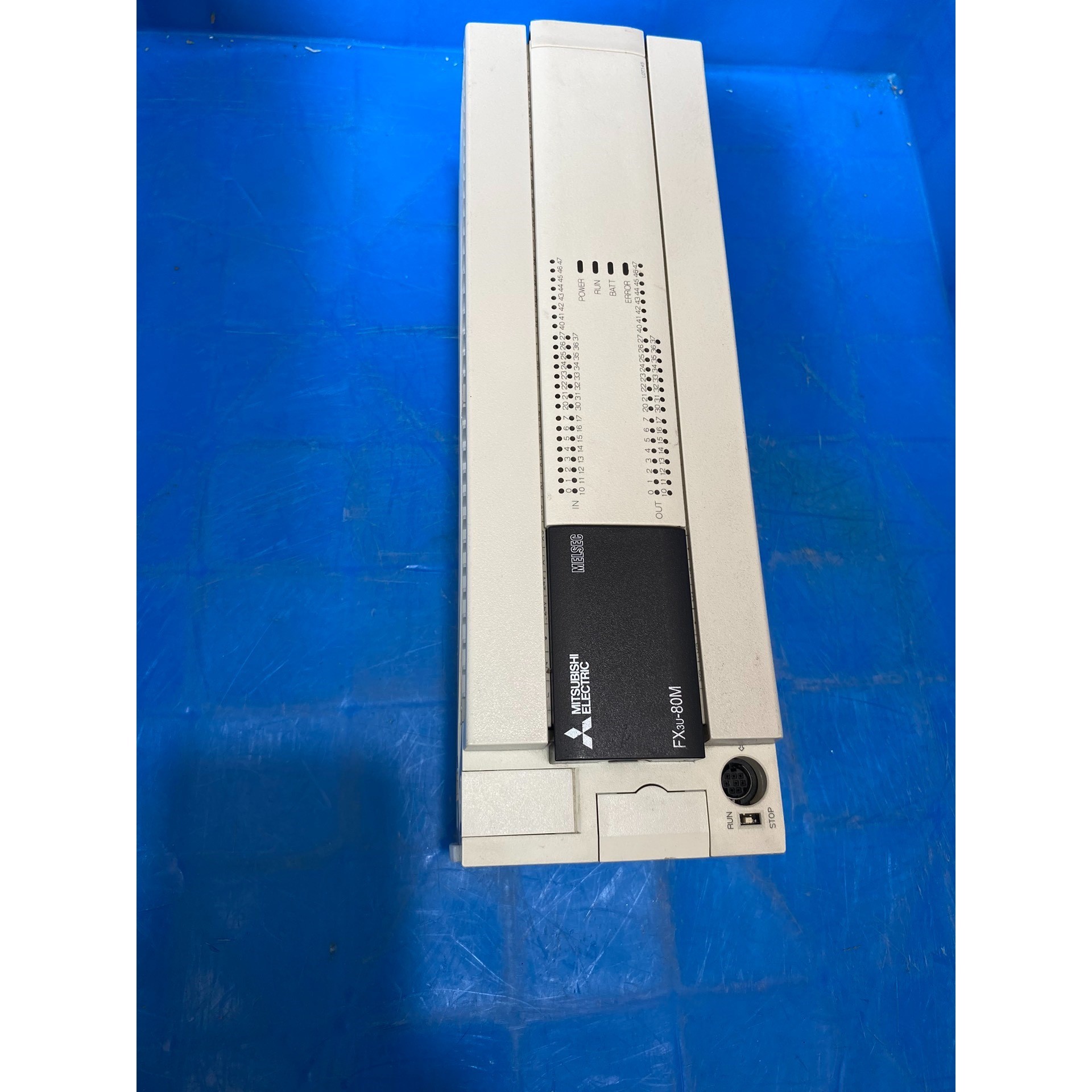 三菱可编程控制器型号FX3U-80MR/ES-A实物拍摄议价 维修