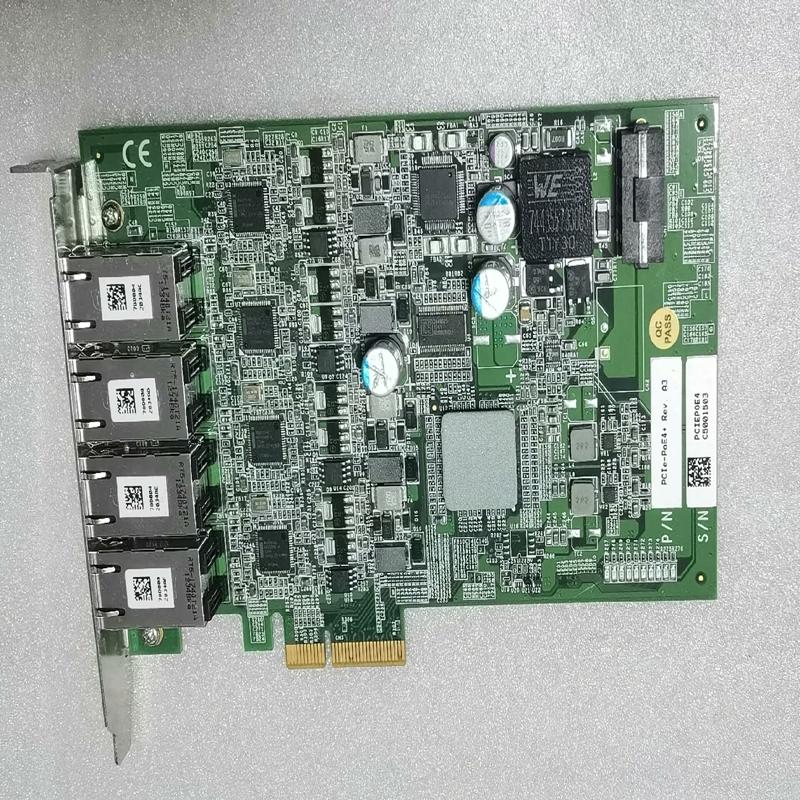 检测工业相机采集卡PCIe一PoE4+Rev.A3实图 咨询
