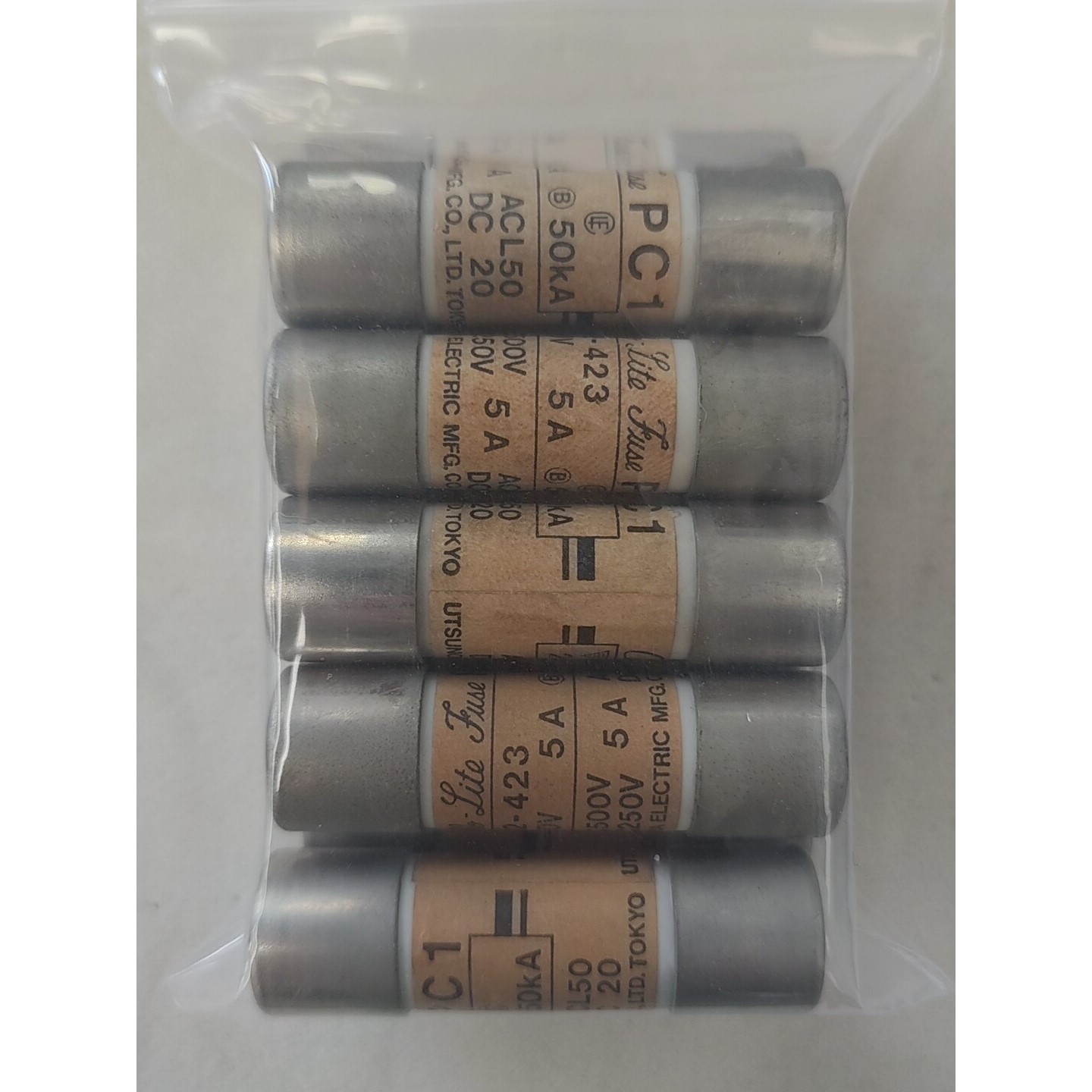 日A 宇都宫 保险管 PC1 5A原装进口成色如图10个议价 维修