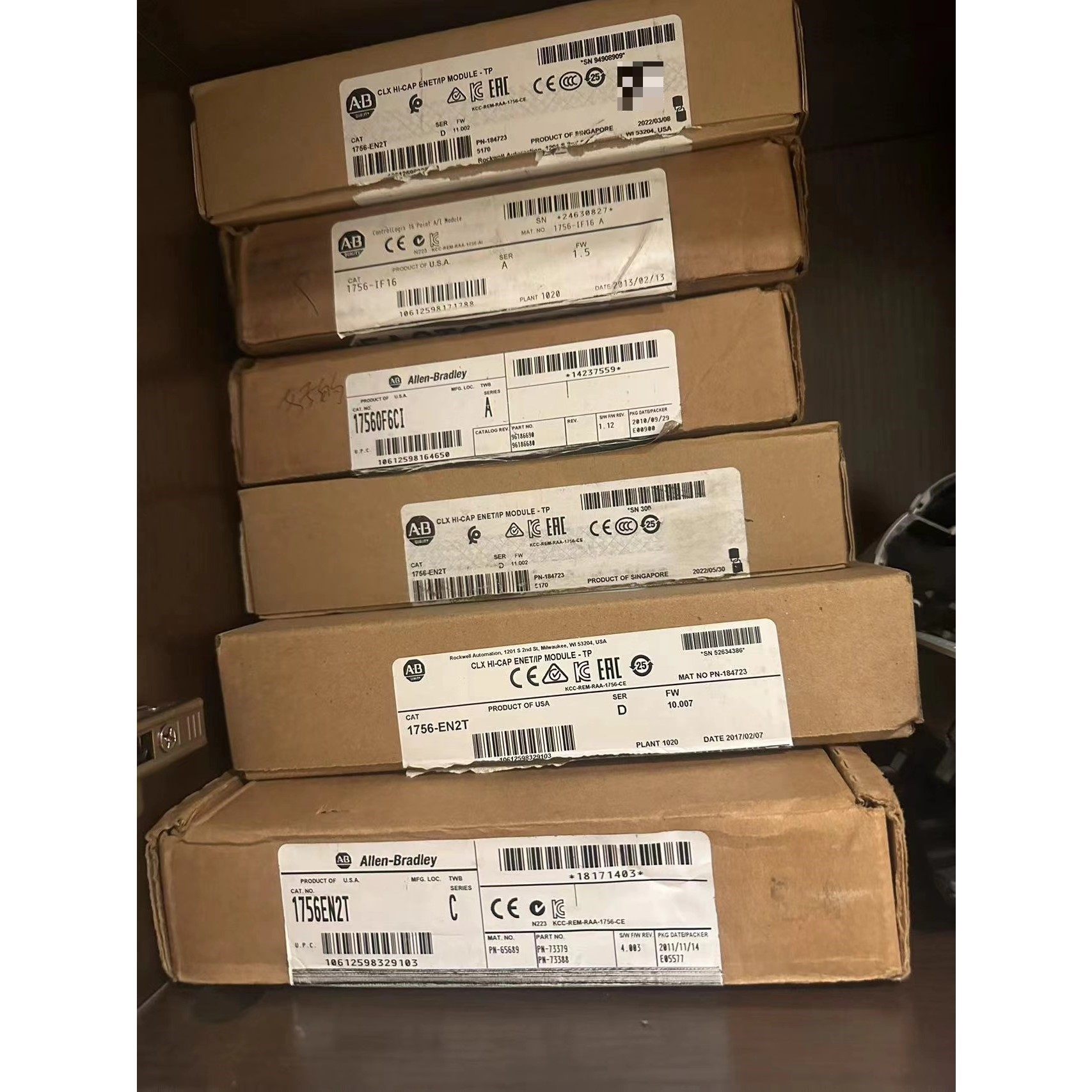 1756-系列模块仅仅开封上机测试成色99新的有需要的朋友来维修咨