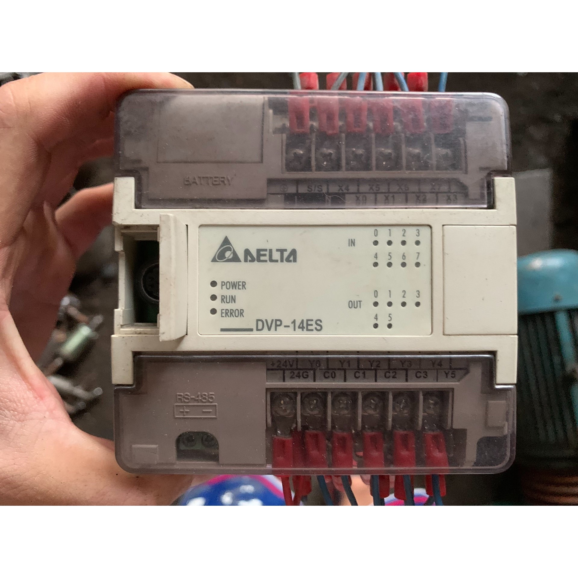 台达plc型号DVP14ES00T2成色新实物如图维修咨询