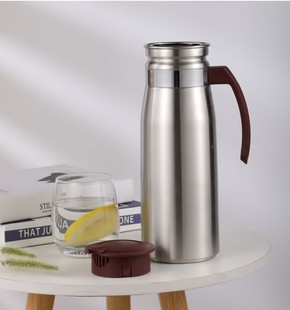 不锈钢冷水壶耐高温家用防爆防摔泡茶壶大容量凉水杯凉白开水杯壶