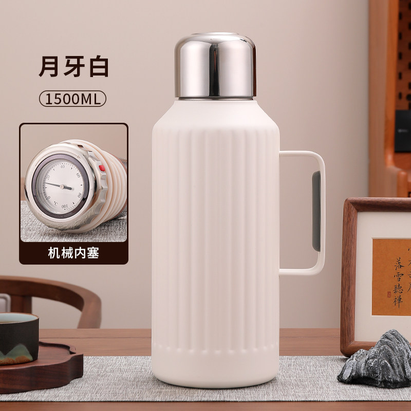 2024新款保温壶机械温显保温杯大容量恒温壶老白茶户外焖泡壶