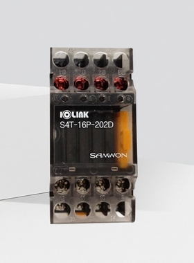 IOLINK；S4T-16P-202D三元固态继电器dc24v触点无电弧内置AQZ202D