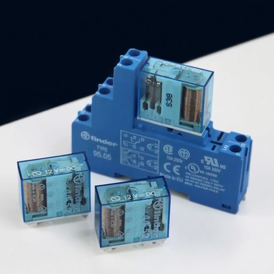 44.52,12VDC意大利芬德finder 8脚12V继电器40.52底座95.05