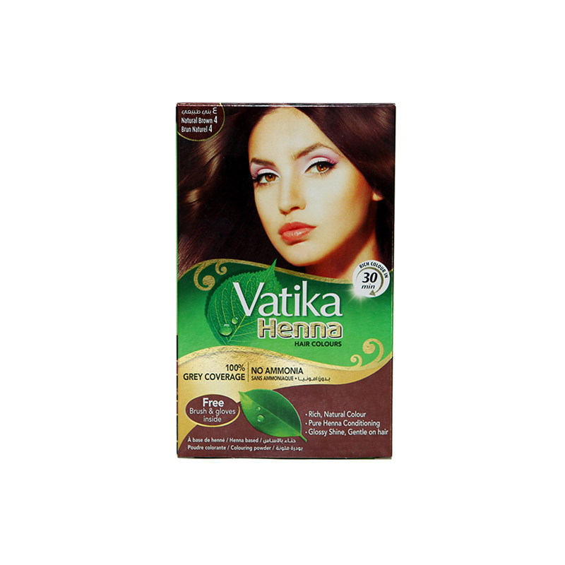 迪拜购 印度纯植物染发剂 vatika 印度原装汉娜
