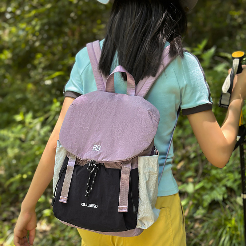 红鹮鸟韩版女2026背包潮时尚学院风双肩背包运动大容量登山包