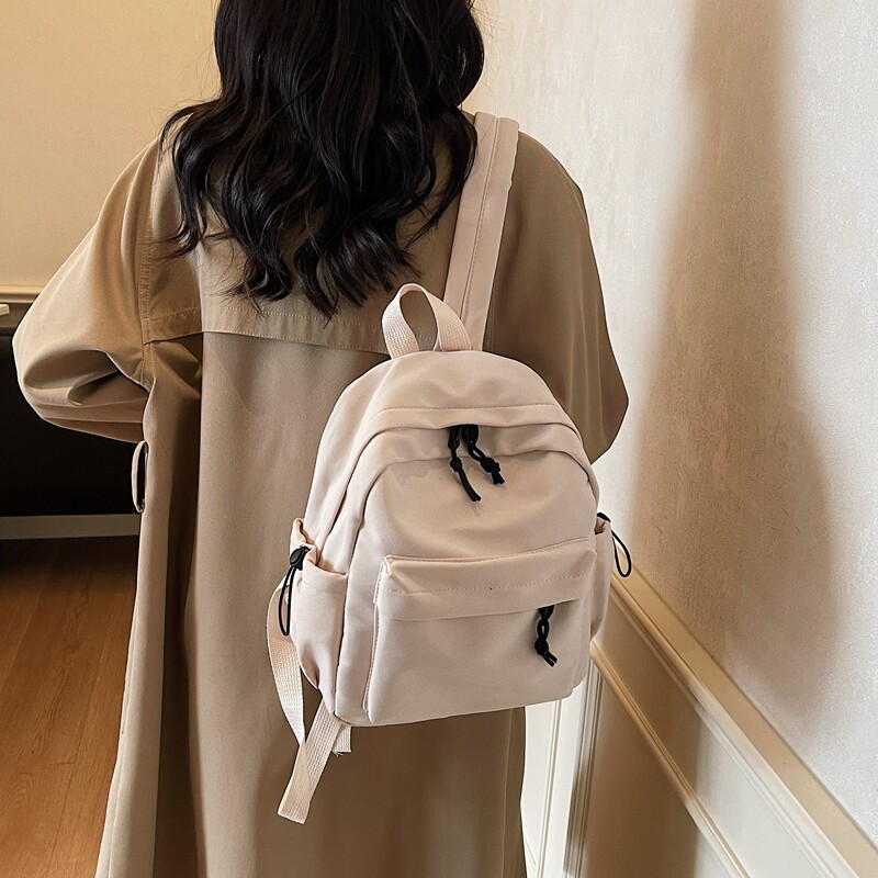 红鹮鸟简约小型迷你双肩包女时尚小书包休闲通勤旅游小巧轻便背包