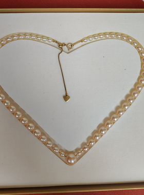 全新淡水珍珠项链耳环耳钉耳环首饰毛衣链