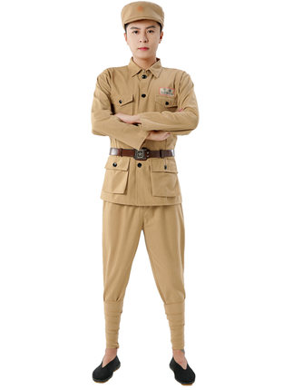抗美援朝服装志愿军衣服长津湖解放影视同款抗战合唱老式红军衣服