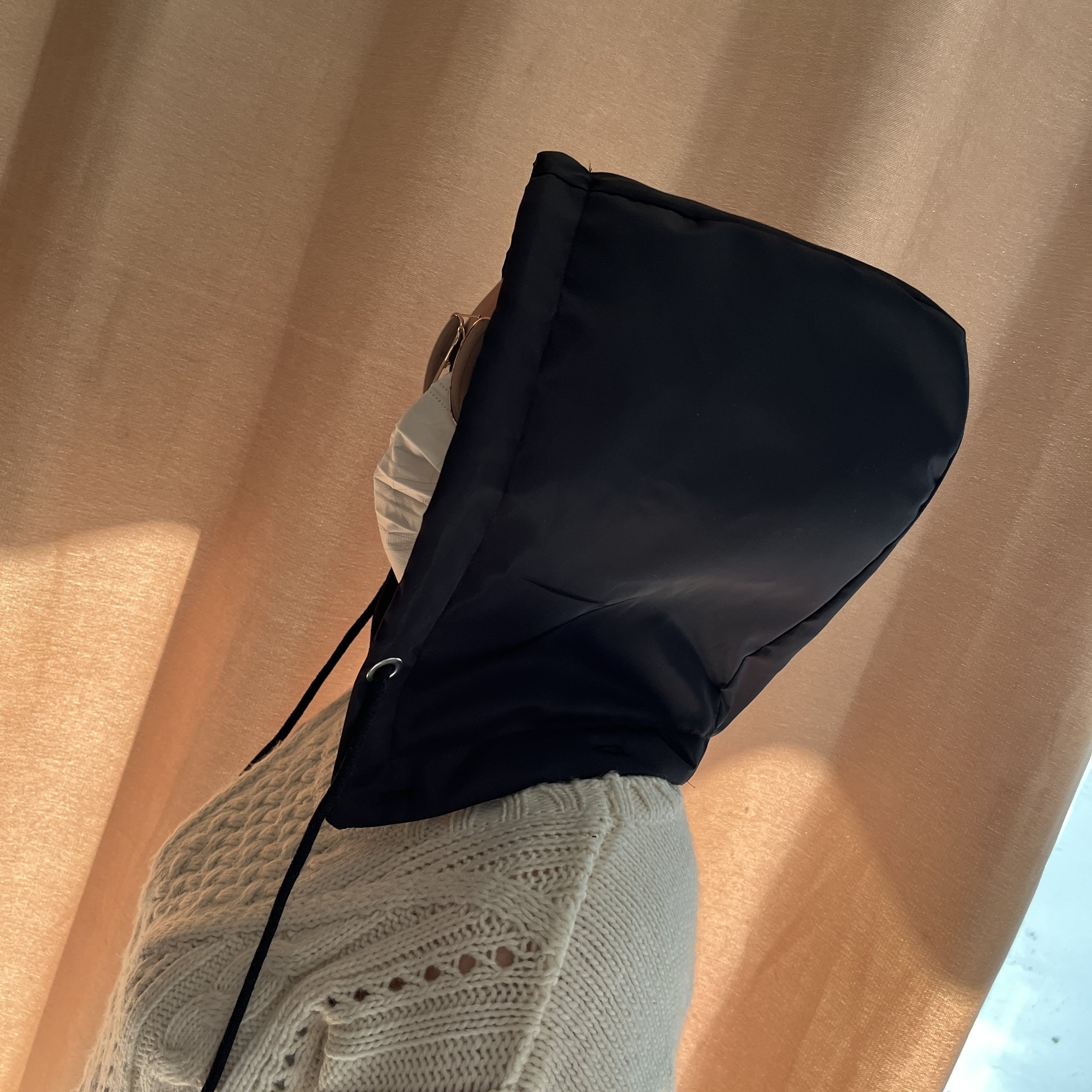 可拆卸夹棉防水防风保暖假领