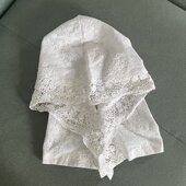 蕾丝帽子女款 防晒帽 假领子薄款 2025新款 秋冬款