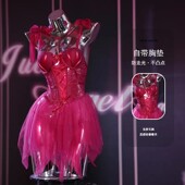 爵色天使天鹅圆舞曲新款 轻奢女神睡衣鱼骨胸衣爆款 睡裙新年礼物