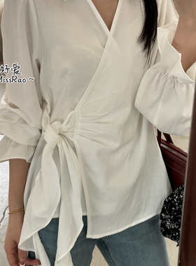 Miss Rao欣尧AOT-规则设计款衬衣一件就可以穿出气质感衬衫62016