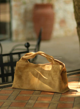 ARAN PLAMM-猄绒饺子包大容量单肩包斜挎包手提包(配肩带)D-175-0