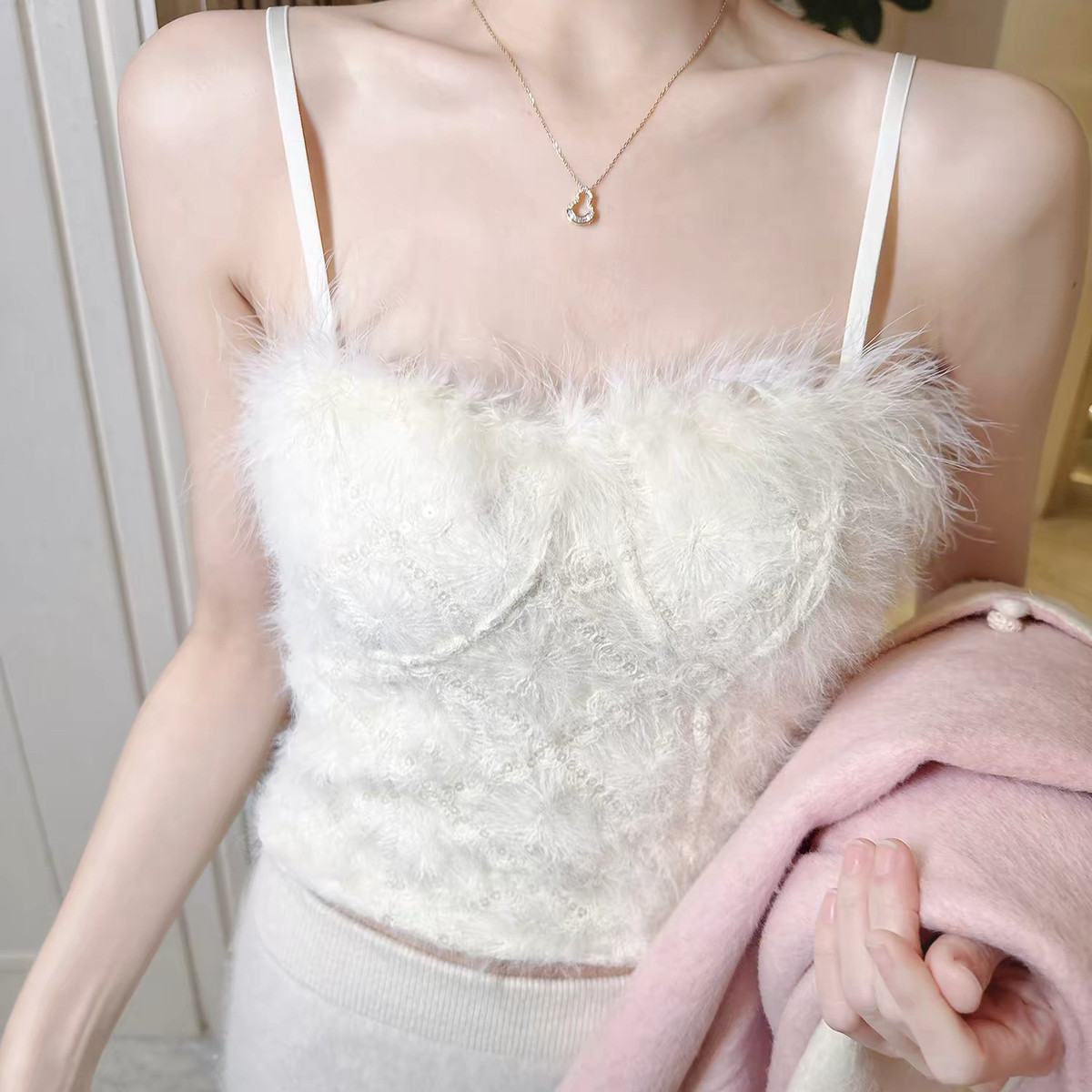 YOU MI-26年早春新款显瘦洋气蕾丝拼接吊带背心35691,孕妇装/孕产妇用品/营养,连衣裙,淘宝优惠券,粉丝福利购,淘宝优惠卷