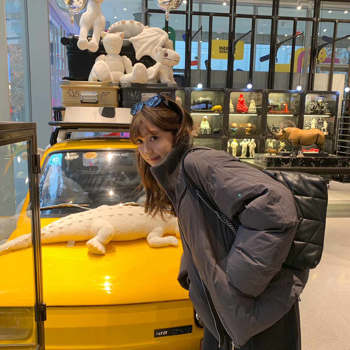 EGO-冬上新简约立领修身韩系休闲保暖羽绒服外套Y258039