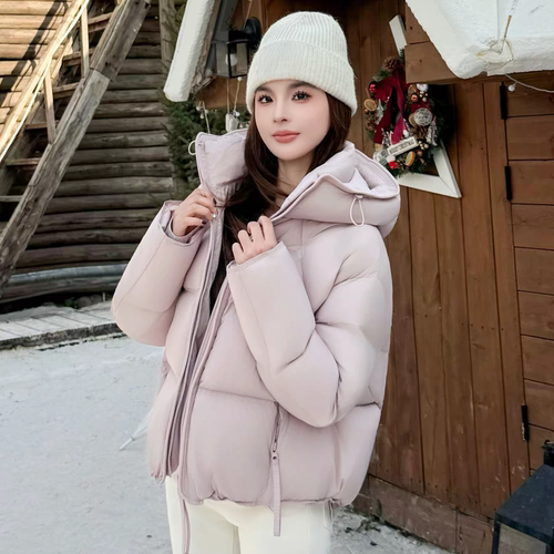 暖洋-源白鸭绒云感泡芙气质短款设计感小个子保暖羽绒服外套15873