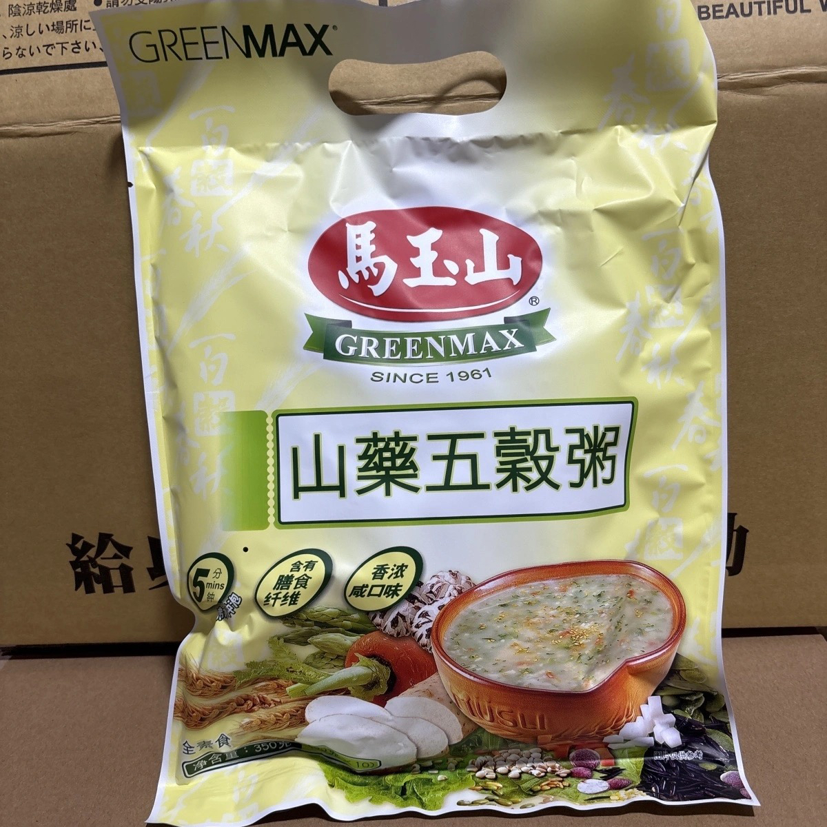 台湾进口马玉山山药五谷粥咸味营