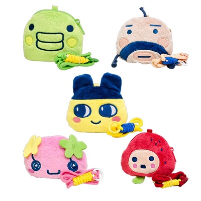 万代 Tamagotchi 拓麻歌子 角色造型 毛绒手机包 耳机包 小收纳包