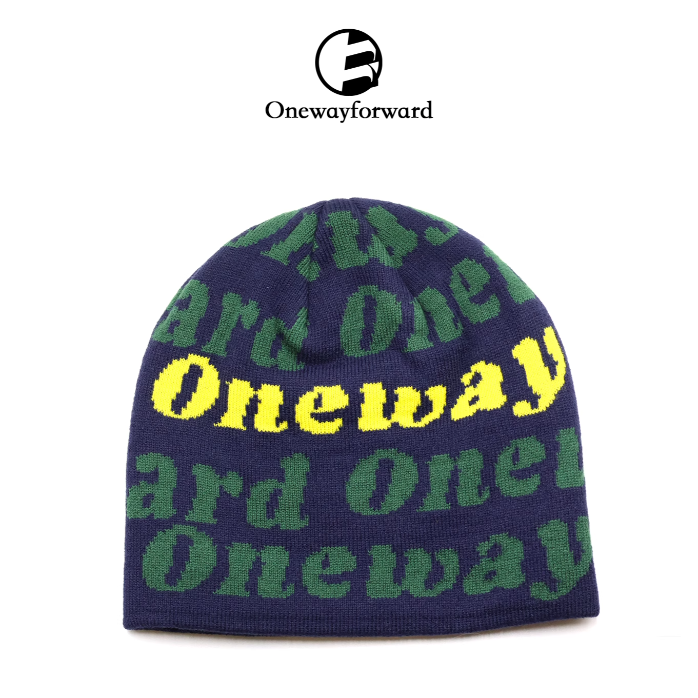 OWF原创街头提花冷帽百搭针织帽