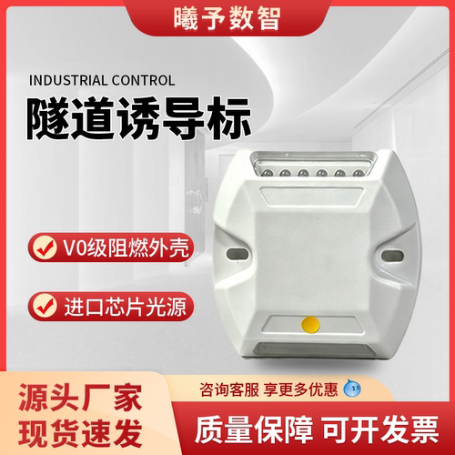 隧道黑白洞效应诱导灯隧道机电安全诱导设施隧道两边路缘石上的灯