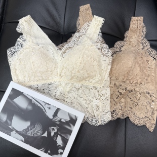NY135 蕾丝乳胶固定一体杯聚拢美背内衣 朵姐臻选