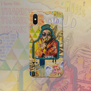 Mac 嘻哈RAPPER说唱15promax手机全包软壳半包硬壳菲林苹果防摔安卓 Miller