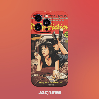 低俗小说 iphone16promax手机壳小众菲林壳防摔苹果17全包软壳安卓