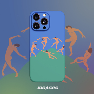 马蒂斯 舞蹈艺术15promax手机壳原创小众菲林壳苹果防摔全包软壳安卓