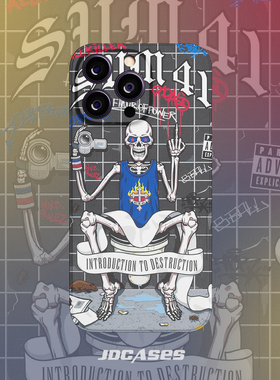 sum 41朋克乐队音乐节周边 iphone15promax全包软壳菲林手机壳安卓