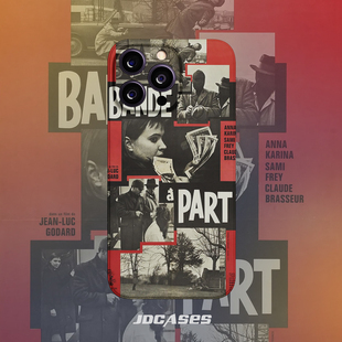 法外之徒戈达尔电影 iphone15promax全包软壳半包硬壳菲林手机壳安卓