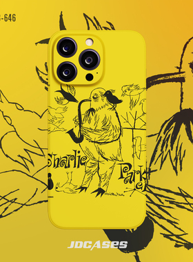 Charlie Parker爵士音乐 17promax手机壳小众菲林壳防摔苹果16全包软壳安卓