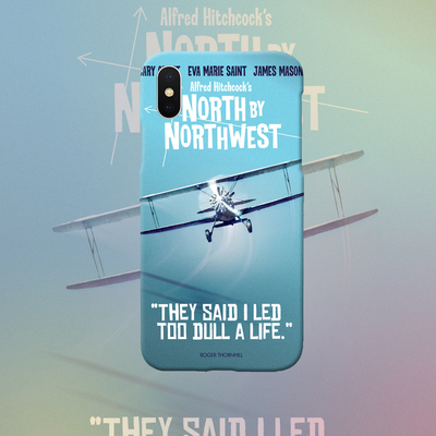 西北偏北 希区柯克iphone15promax全包软壳半包硬壳菲林手机壳安卓