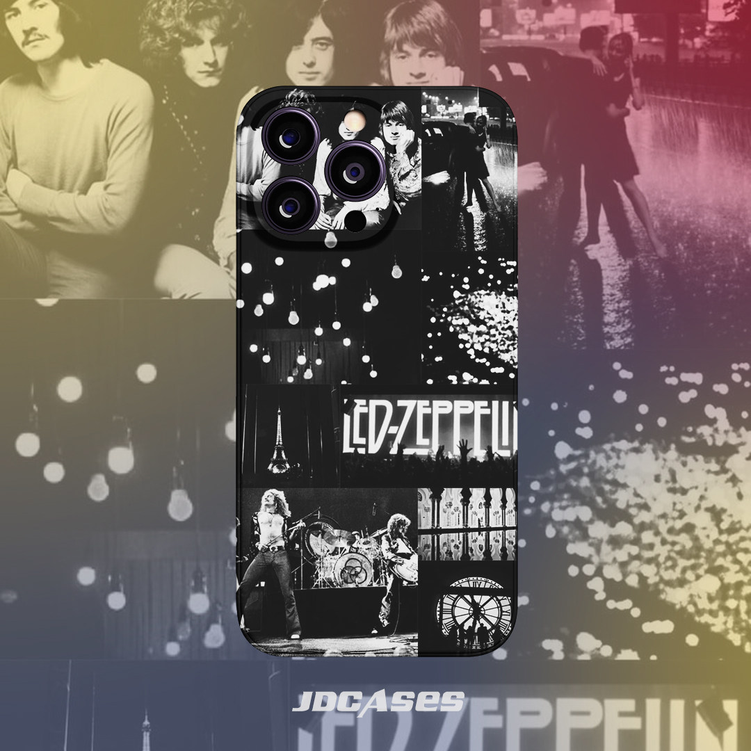 齐柏林飞艇Led Zeppelin 17promax手机壳原创小众菲林壳防摔全包软壳安卓
