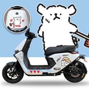 适于九号电动车M3m95cMAX贴纸装饰卡通系列防水耐晒车身拉花