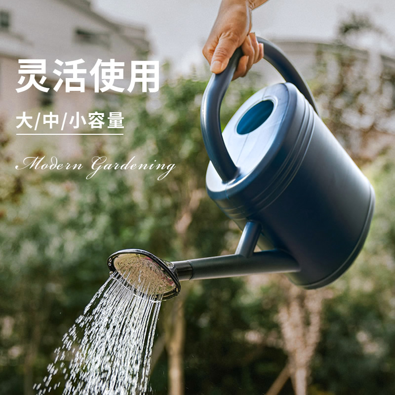 复古洒水壶浇花家用长嘴花洒壶大容量大号塑料浇水壶小号淋菜淋水